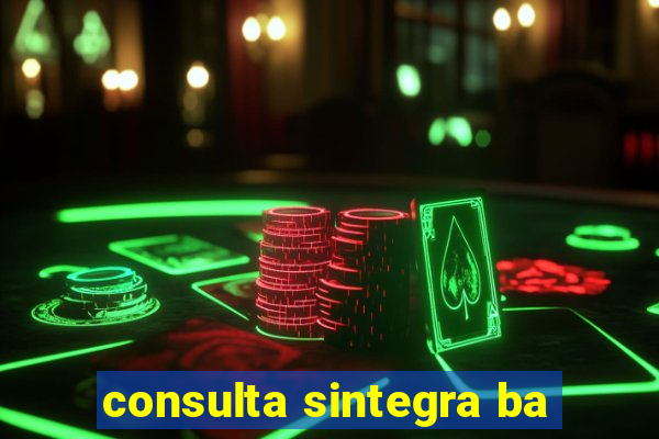 consulta sintegra ba